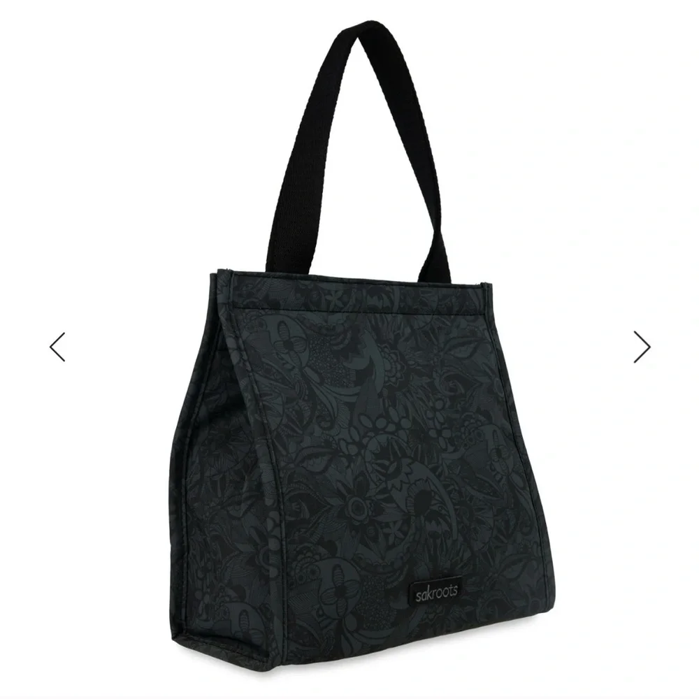 The Sak Sakroots On The Go Lunch Tote Bag Black Spirit Desert - Picture 7 of 8